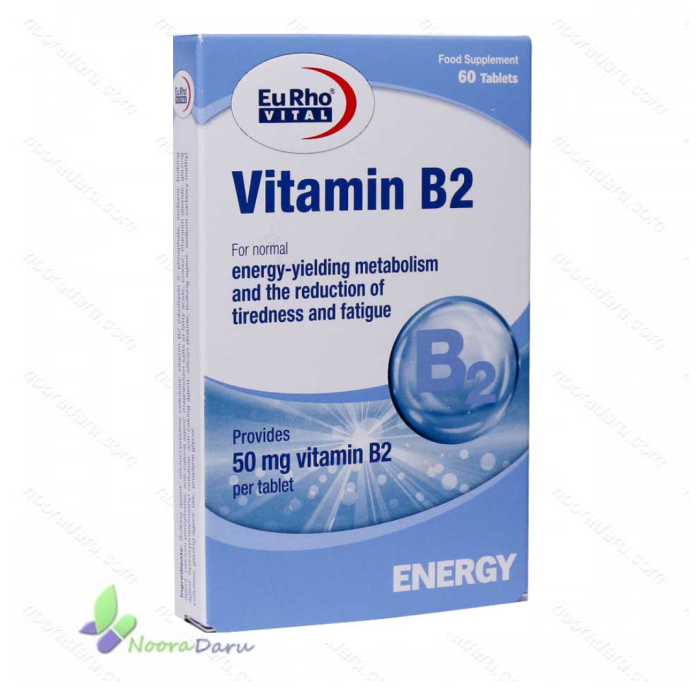 قرص ویتامین ب2 یوروویتال 60 عدد